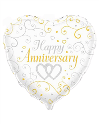Happy Anniversary Helium Balloon Gift