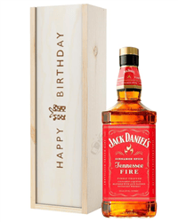 Jack Daniels Fire Whiskey Birthday Gift