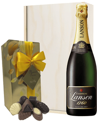 Lanson Champagne and Chocolate Gift Set