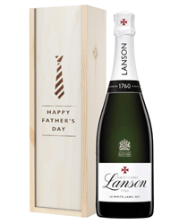 Lanson White Label Champagne Fathers Day Gift
