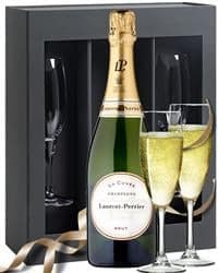 Laurent Perrier Champagne Gift Set with Glasses