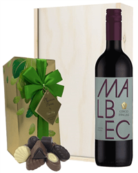 Wine and Chocolate Gift Set