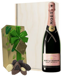 Moet & Chandon Rose Champagne and Chocolate Gift Set