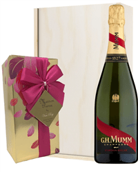 Mumm Champagne and Chocolate Gift Set
