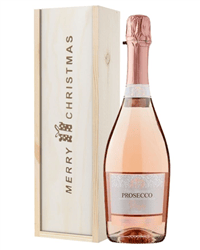 Prosecco Rose Christmas Gift