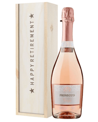 Prosecco Rose Retirement Gift