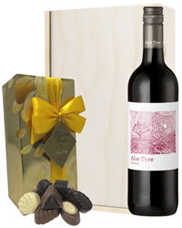South African Red Wine and Chocolate Gift Set