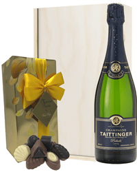Taittinger Prelude Champagne and Chocolate Gift Set