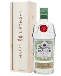 Tanqueray Rangpur Gin Birthday Gift In Wooden Box