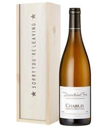 White Wine Sorry You Are Leaving Gift