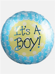 Baby Boy Helium Balloon Gift