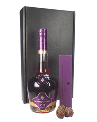 Courvoisier VS Cognac And Cognac Chocolate Gift