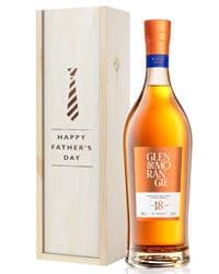 Glenmorangie 18 Year Old Single Malt Whisky Fathers Day Gift In Wooden Box