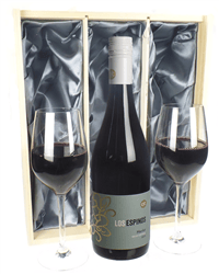 Merlot Red Wine And Glasses