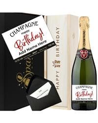 Personalised Signature Birthday Champagne
