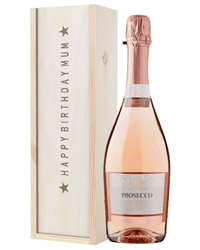 Prosecco Rose Birthday Gift For Mum