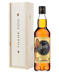 Sailor Jerry Rum Thank You Gift In Wooden Box