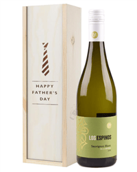 Sauvignon Blanc Chilean White Wine Fathers Day Gift In Wooden Box