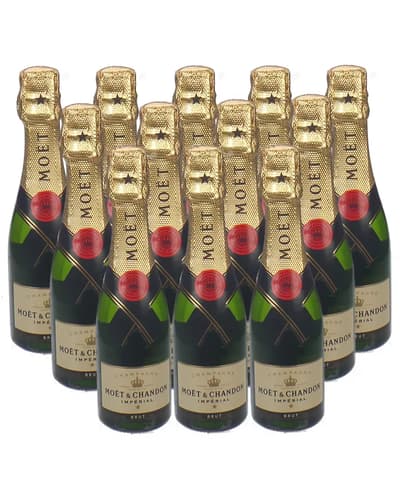 MOET AND CHANDON MINI BOTTLES 20CL BRUT x 12 BOTTLES