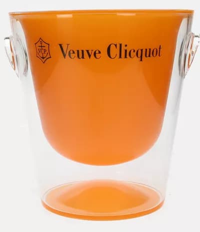 VEUVE-CLICQUOT PONSARDIN Grand vasque à champagne, rafraîchissoir pour plusieurs bouteilles en métal vintage - France