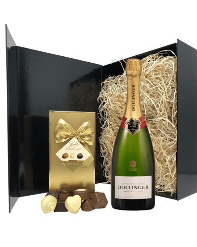 Bollinger Champagne & Belgian Chocolates Gift Box