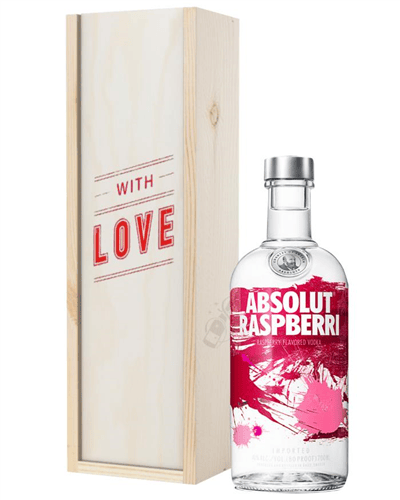 Absolut Raspberry Vodka Valentines Day Gift