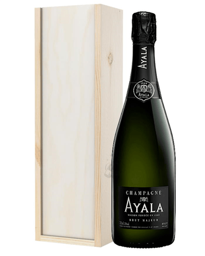 Ayala Champagne Gift in Wooden Box