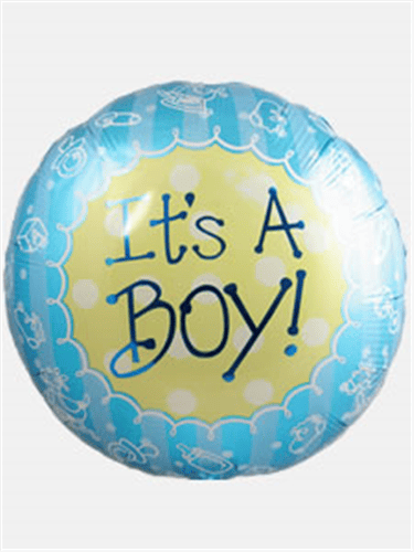 Baby Boy Helium Balloon Gift