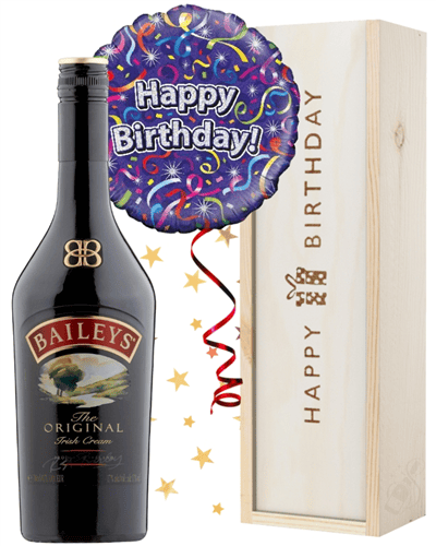 Baileys and Balloon Birthday Gift