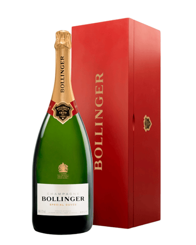 Bollinger Champagne Jeroboam 300cl in Wooden Gift box