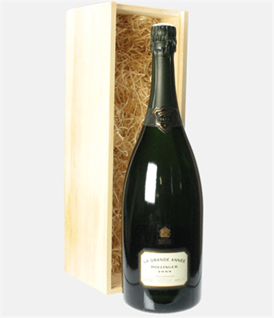 Bollinger Grande Annee Vintage Champagne Magnum 150cl in Wooden Gift Box
