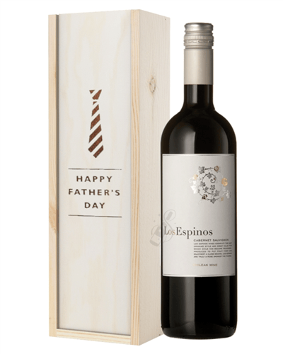 Cabernet Sauvignon Chilean Red Wine Fathers Day Gift In Wooden Box