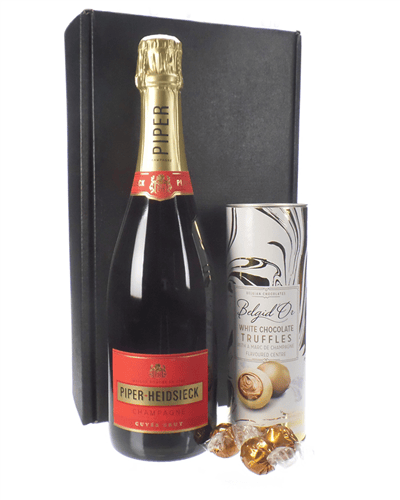 Champagne And Champagne Chocolate Truffles Gift