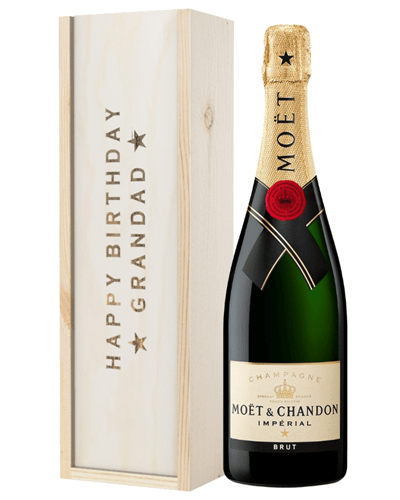Champagne Birthday Gift For Grandad