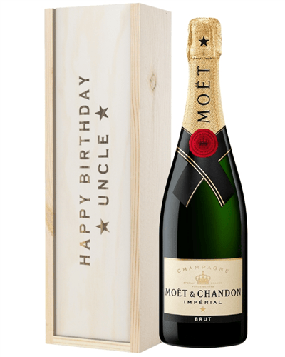 Champagne Birthday Gift For Uncle