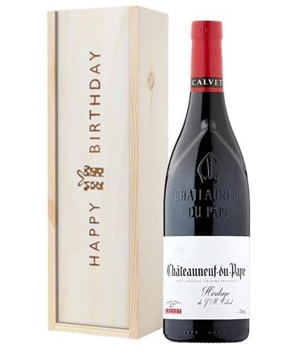 Chateauneuf Du Pape Wine Birthday Gift