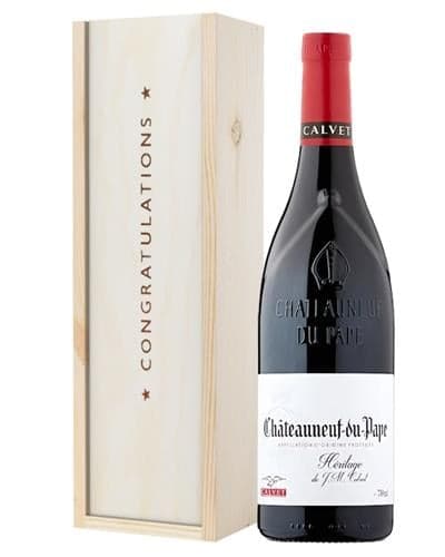 Chateauneuf Du Pape Congratulations Gift