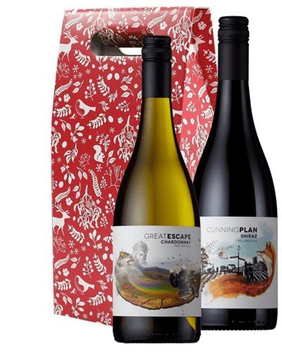 Christmas Australian Mixed Wine Twin Gift