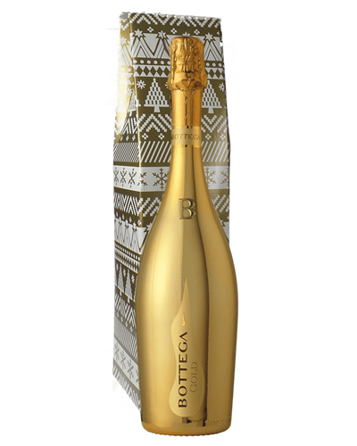 Christmas Gold Prosecco Gift