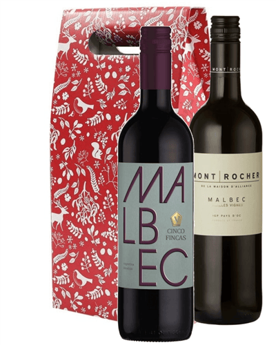 Christmas Malbec Mixed Twin Gift