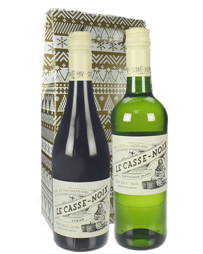 Christmas Mixed French Wine Twin Gift