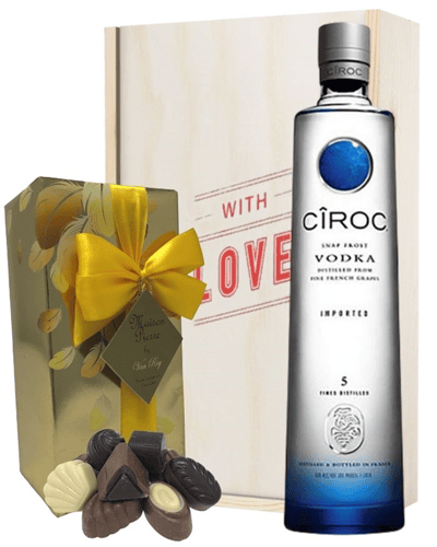 Ciroc Vodka and Chocolates Valentines Gift