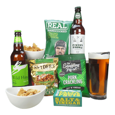 Craft Beer Hamper With Snacks