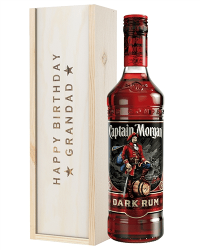 Dark Rum Birthday Gift For Grandad