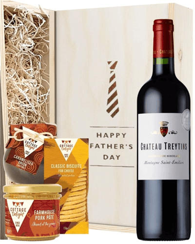 Fathers Day Bordeaux Red Wine Hamper