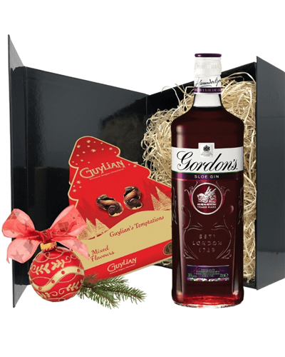 Gin And Christmas Chocolates Gift Set