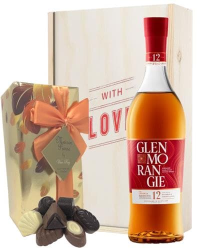 Glenmorangie LaSanta Whisky and Chocolates Valentines Gift