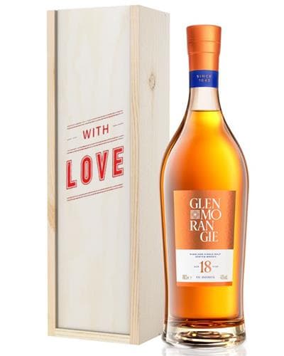 Glenmorangie 18 Year Old Single Malt Whisky Valentines Day Gift