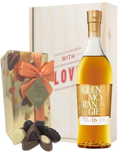 Glenmorangie Nectar Dor Whisky and Chocolates Valentines Gift