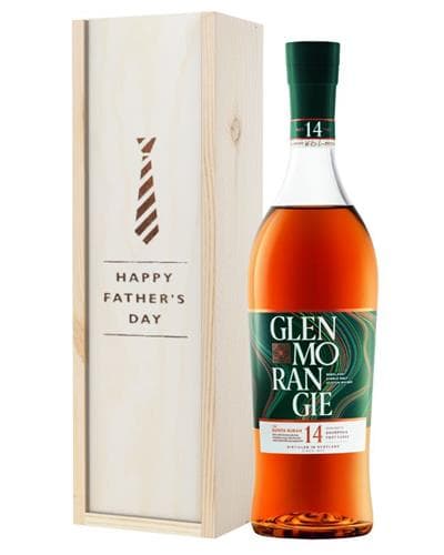 Glenmorangie Quinta Ruban Malt Whisky Fathers Day Gift In Wooden Box